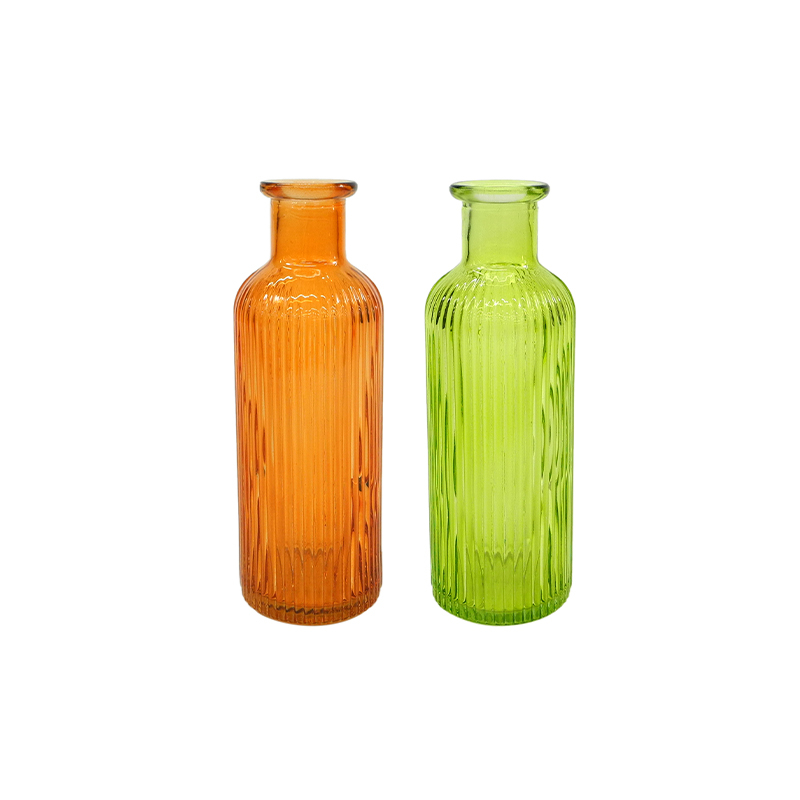 Striped Texture Spray Color Flower Bud Vase YD-ND-348