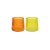 Textured Spray-painted Glass Flowerpot YD-ND-373