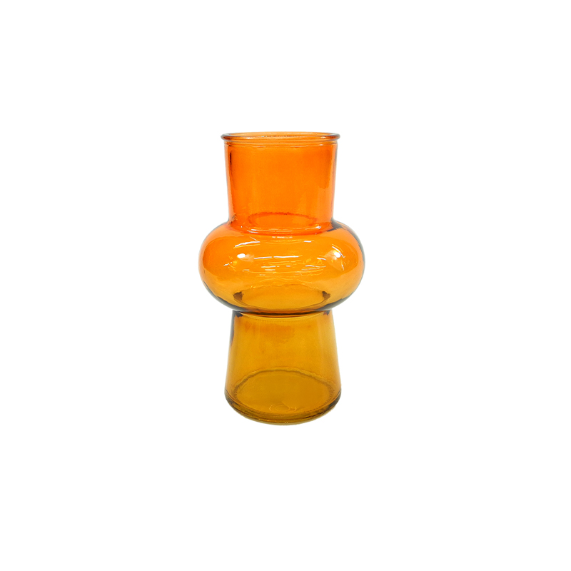 Special-shaped Gradient Spray Color Glass Vase YD-ND-324