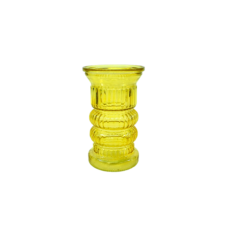 Textured Spray-painted Glass Vase YD-ND-293