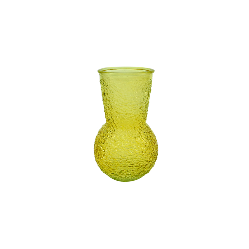 Gravel Texture Spray-painted Glass Vase YD-ND-364