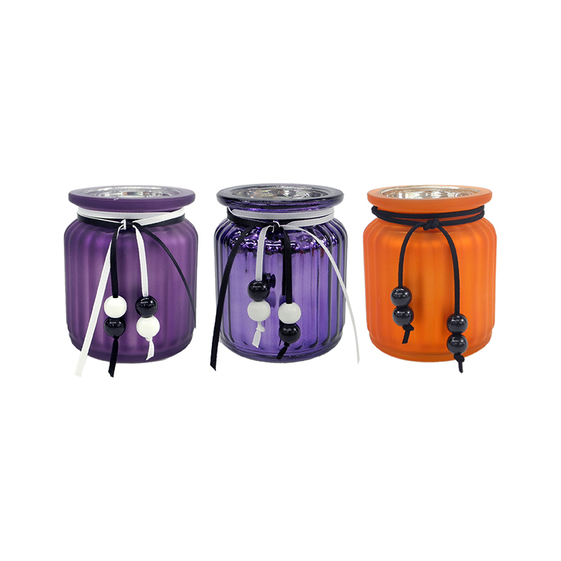 Halloween Electroplated Glass Jar YD-HAL-104