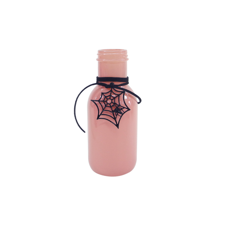 Halloween Pink Enamel Glass Bottle YD-HAL-110