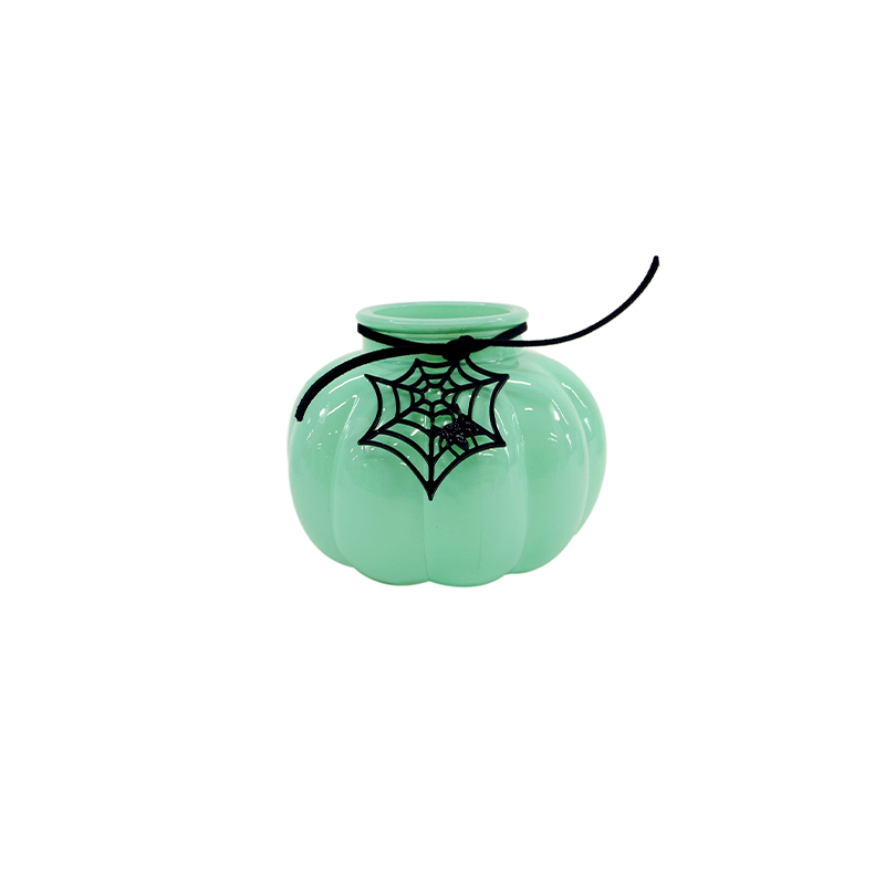 Halloween Green Enamel Painted Glass Bottle YD-HAL-109