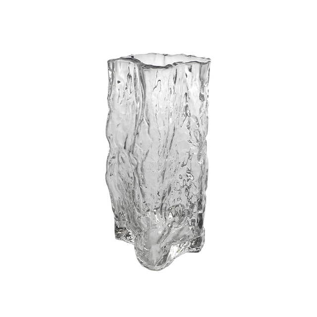 Shaped Textured Glass Vase YD-CGV-207