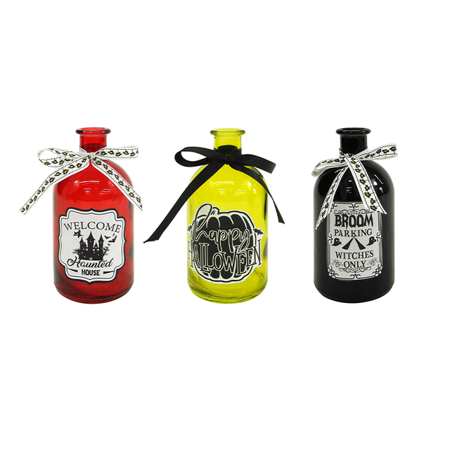 Halloween Tie Glass Bottle YD-HAL-090