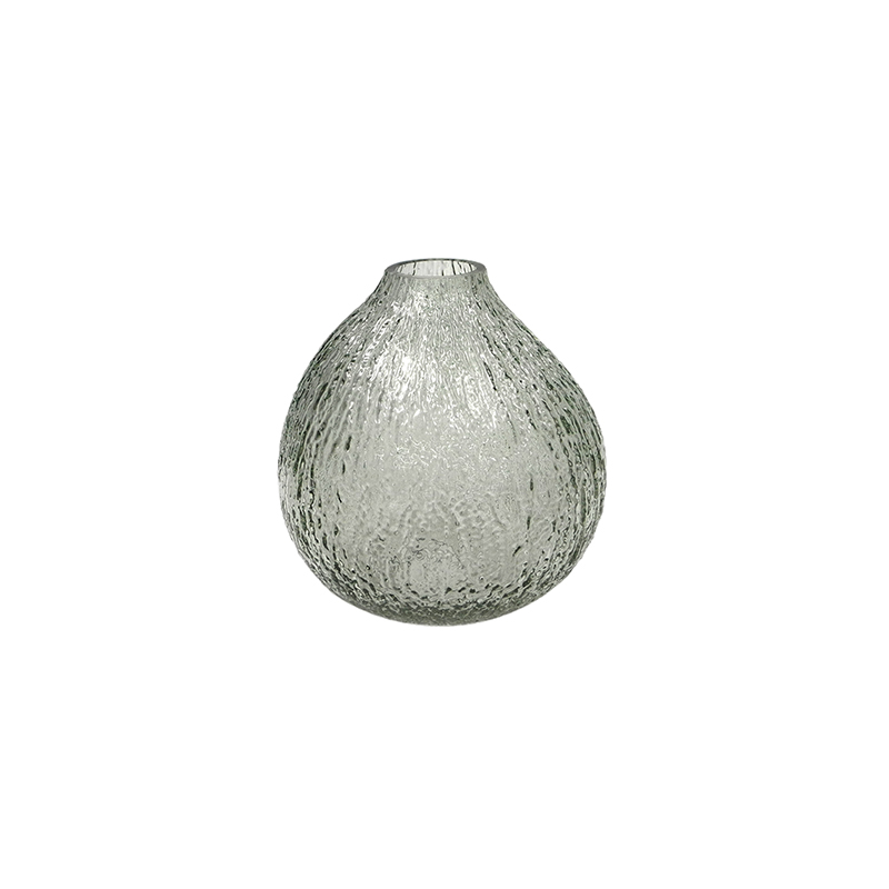 Green Textured Glass Vase YD-TDH-091