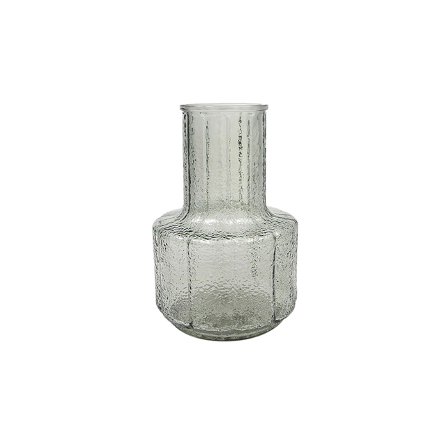 Green Textured Glass Vase YD-TDH-091