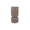Striped Frosted And Spray-colored Glass Vase YD-ND-466