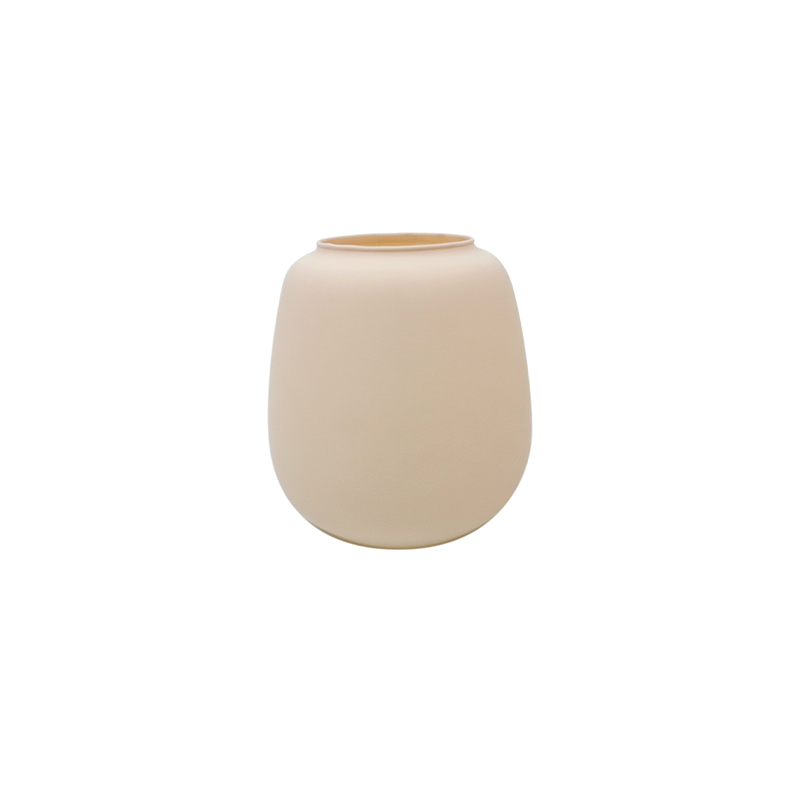Frosted And Painted Glass Vase YD-ND-464