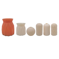 Textured Frosted Glass Vase YD-ND-465