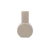 Khaki Frosted Striped Glass Vase YD-ND-468
