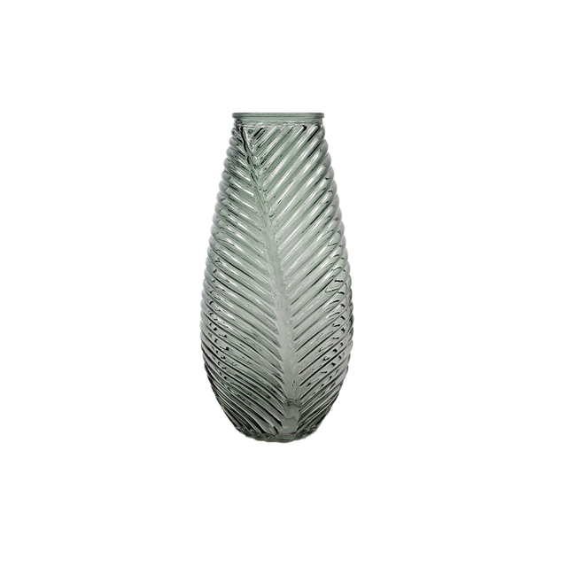 Leaf-textured Glass Vase YD-TDH-086