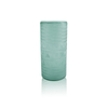 Embossed Marine Color Frosted Glass Vase YD-OBS-078