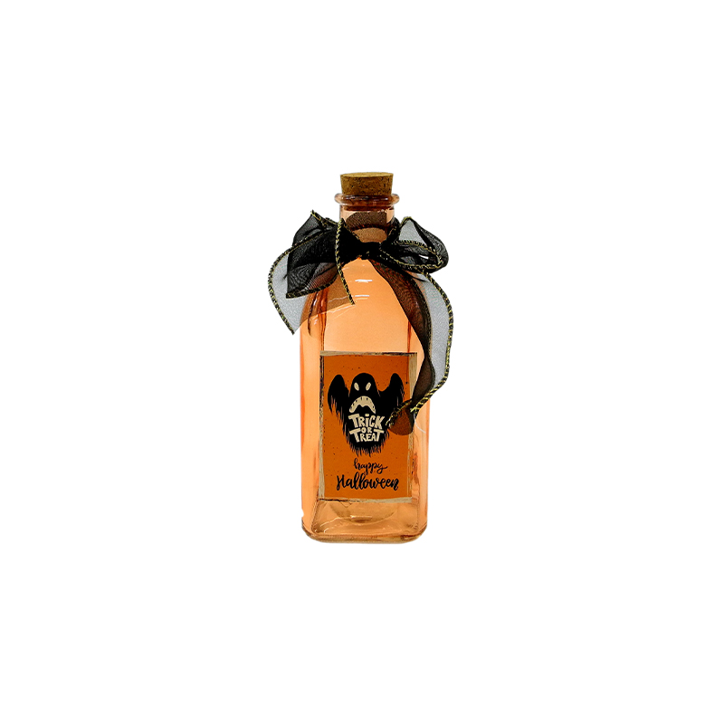 Colorful Halloween Ribbon Glass Bottle YD-HAL-065
