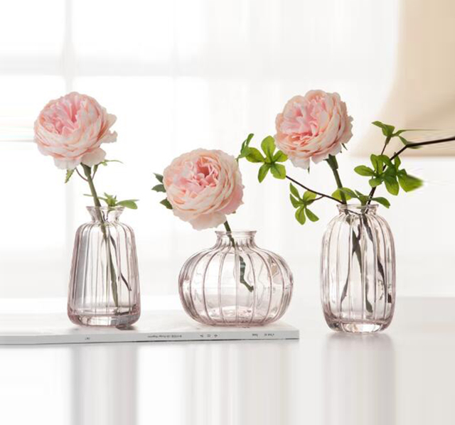 Transparent Pattern Glass Vases YD-ND-020