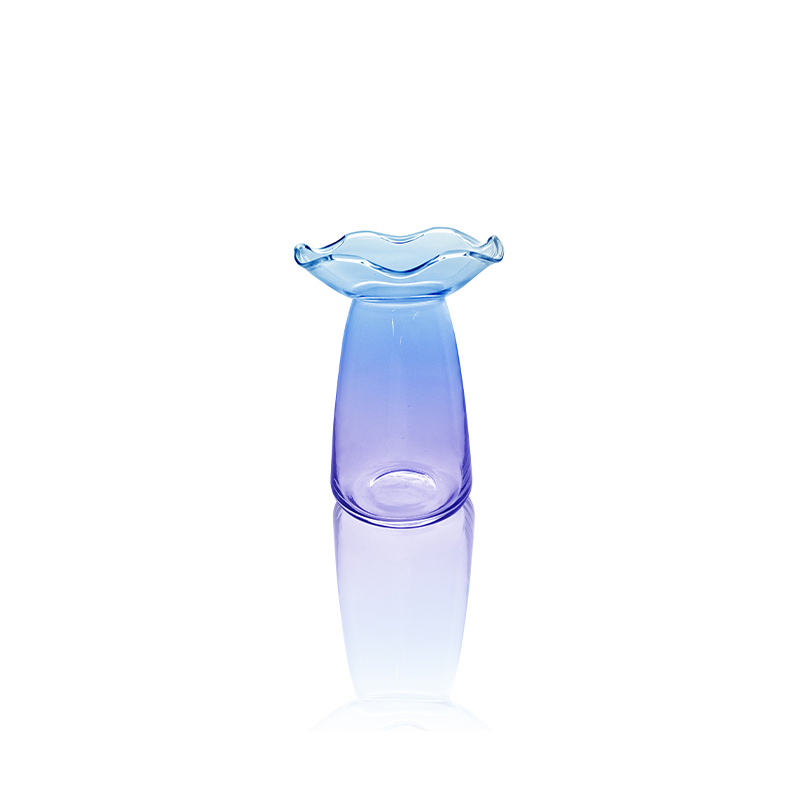 Mushroom Gradient Glass Vase YD-OBS-123