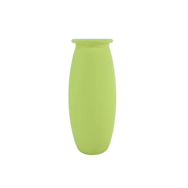 Spray-painted Frosted Glass Vase YD-ND-446