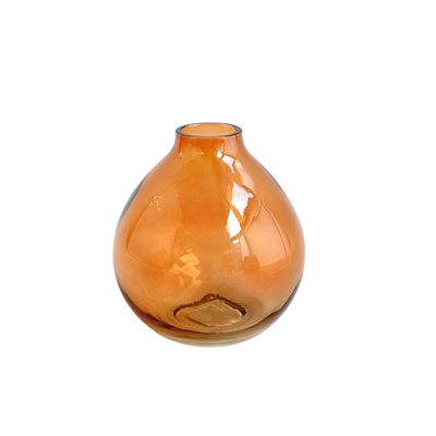 Yorklsun Glassware Brown Vintage Glass Vase YD-TDH-027