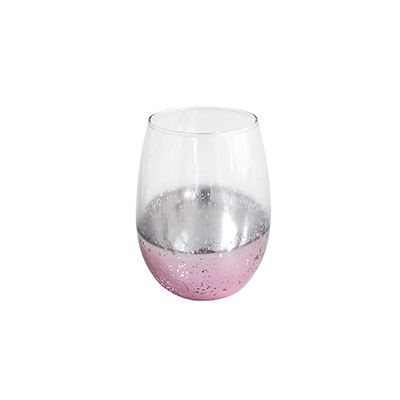 Yorklsun Glassware Transparent Gradient Christmas Candle Holder & Wax Bottle YD-CX-026