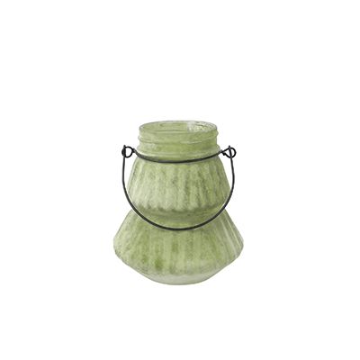 Yorklsun Glassware Green Christmas Tree Vase Candle Holder & Wax Bottle YD-ND-188