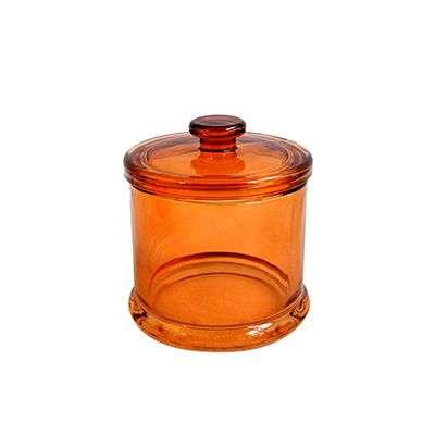 Yorklsun Glassware Brown Candle Holder & Wax Bottle YD-HDWC-052