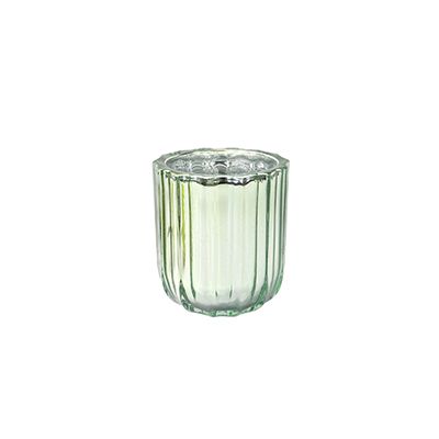 Yorklsun Glassware Green Candle Holder & Wax Bottle YD-CX-055