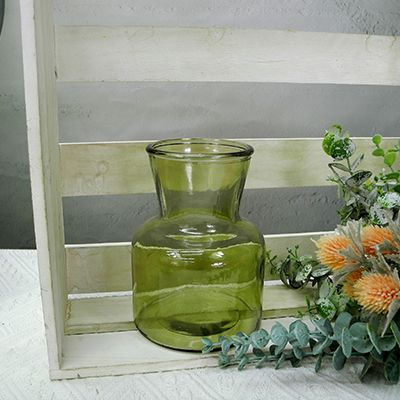 Green Candle Holder & Wax Bottle YD-ND-178
