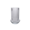 Striped Embossed Glass Vase YD-CGV-099