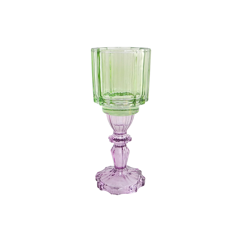 Striped Pillar Candle Holder YD-HDWC-222