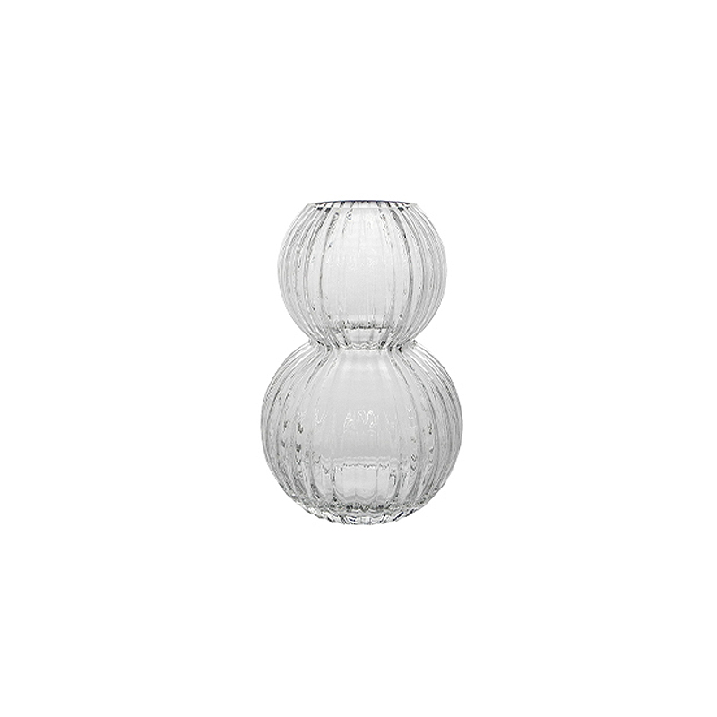 Ball Striped Glass Vase YD-CGV-141