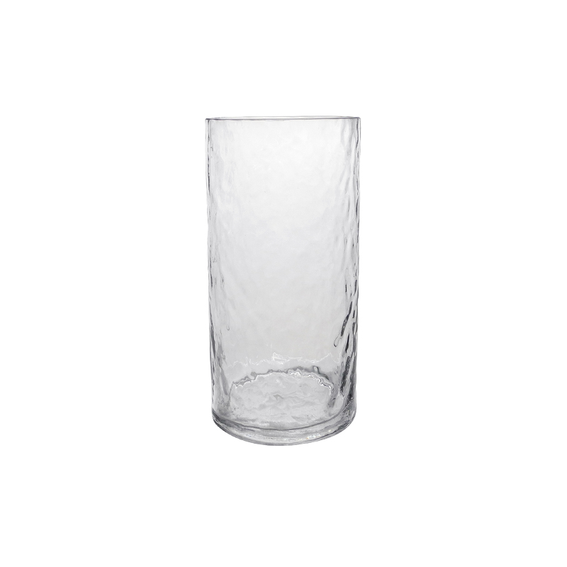 Pleated Textured Glass Vase YD-CGV-179