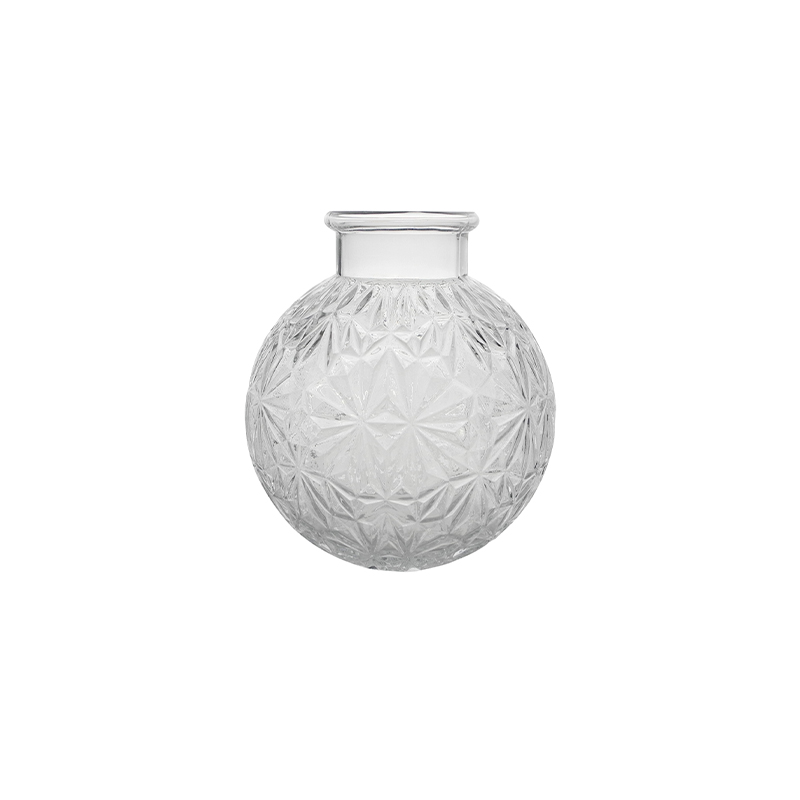 Ball Relief Glass Vase YD-CGV-182