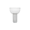 Bowl-shaped Striped Glass Vase YD-CGV-129