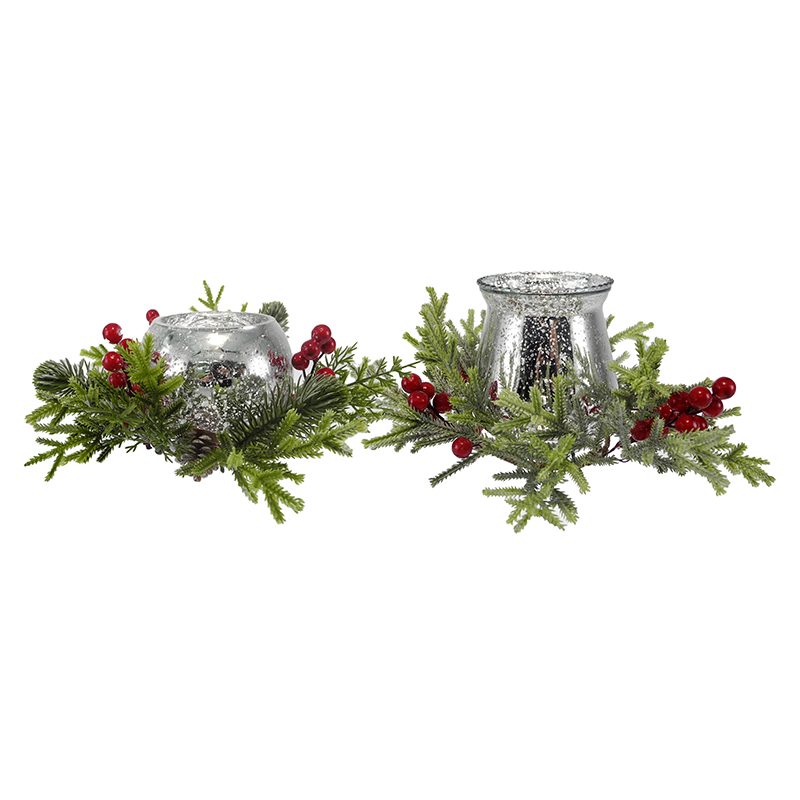 Electroplated Broken Candleholder YD-CX-178