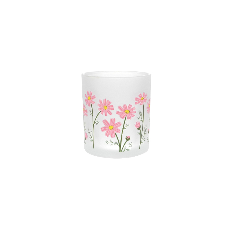 Colored Pattern Frosted Wax Cup YD-SS-128