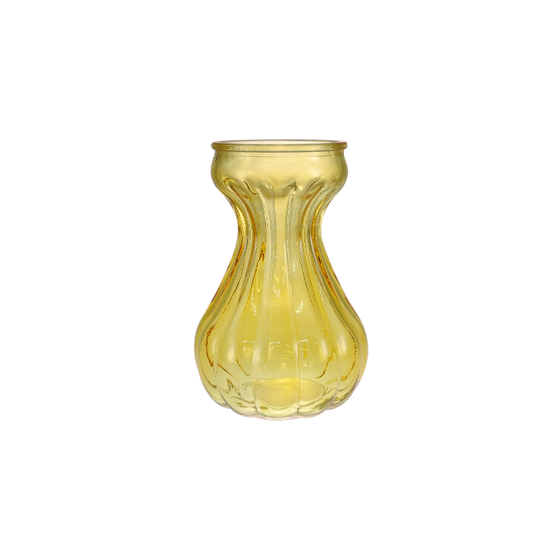 Spring Striped Colored Glass Vase YD-SS-147