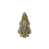 Electroplated Silver-gold Striped Christmas Tree Decorations YD-CX-131