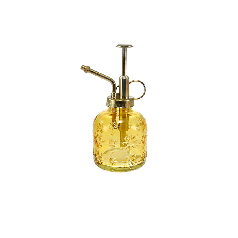 Yellow-toned Colored Glass Spray Bottle YD-CS-010