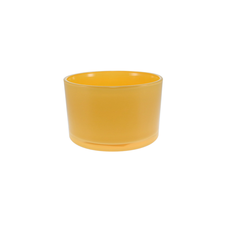 Spring Garden Oval Colored Glass Flower Pot YD-FPWP-040