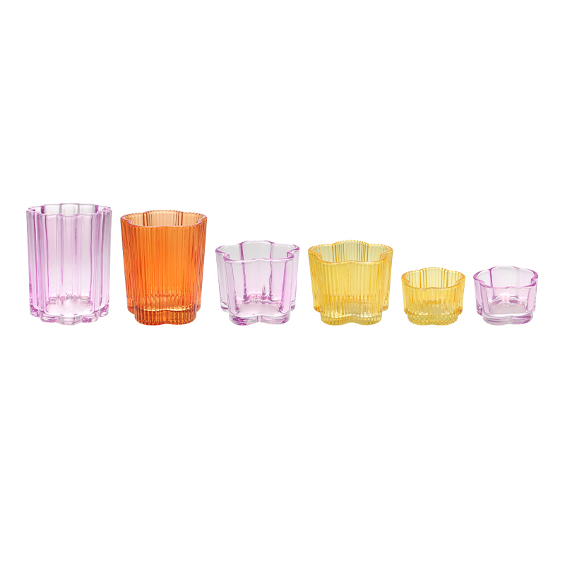 Colored Flower-shaped Wax Cup YD-SS-131