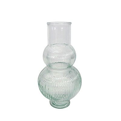 Gourd-shaped Transparent Glass Vase YD-CGV-006