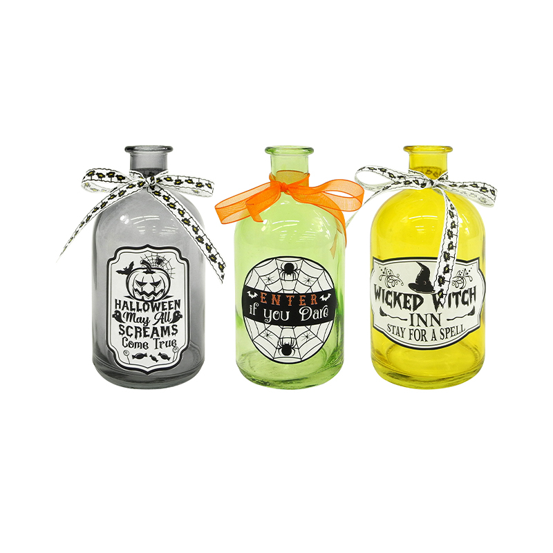 Halloween Tie Glass Bottle YD-HAL-090