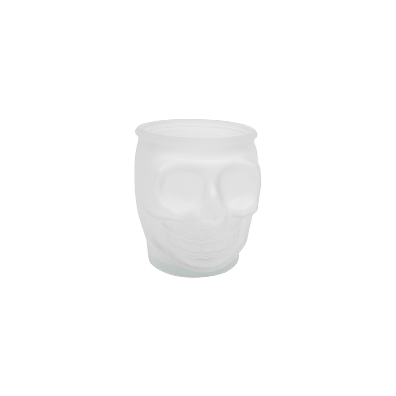 Frosted Skull Glass YD-HAL-113