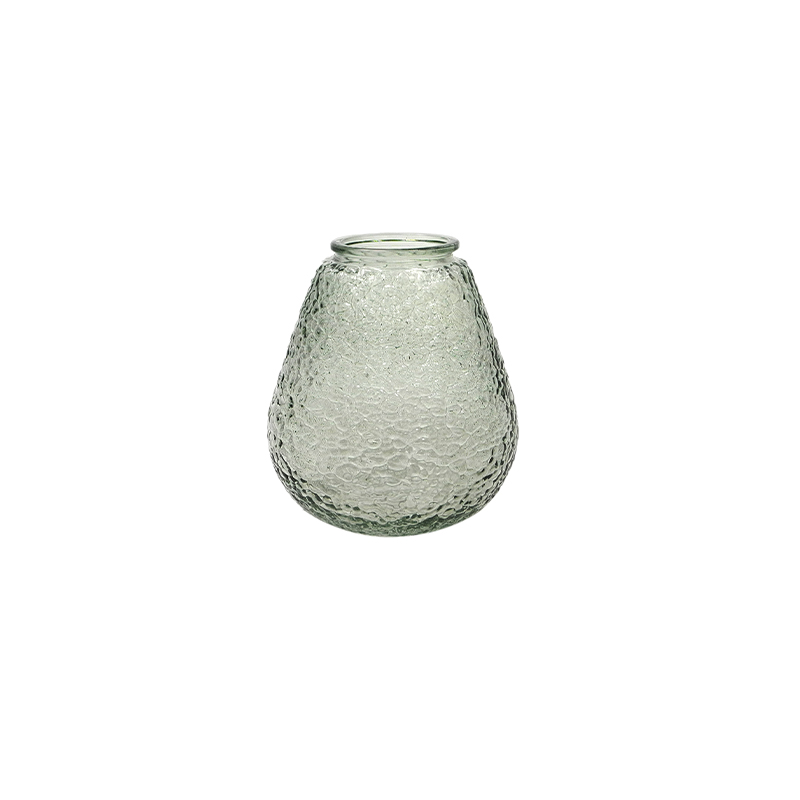 Green Textured Glass Vase YD-TDH-091