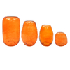 Orange Textured Glass Vase YD-TDH-101