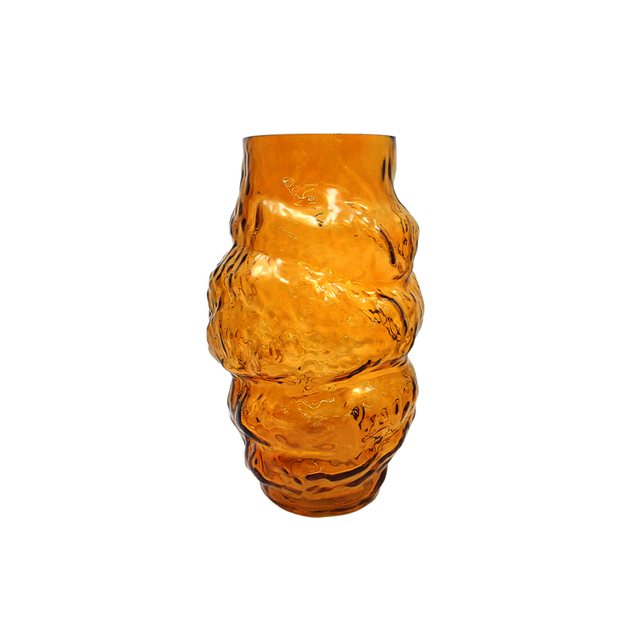 Brown Spray-colored Glass Vase YD-TDH-094