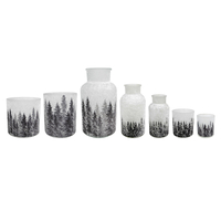 Christmas Tree Patterned Glass Decoration YD-CX-103