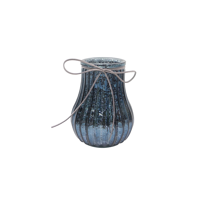 Autumn Striped Glass Vase YD-TDH-077
