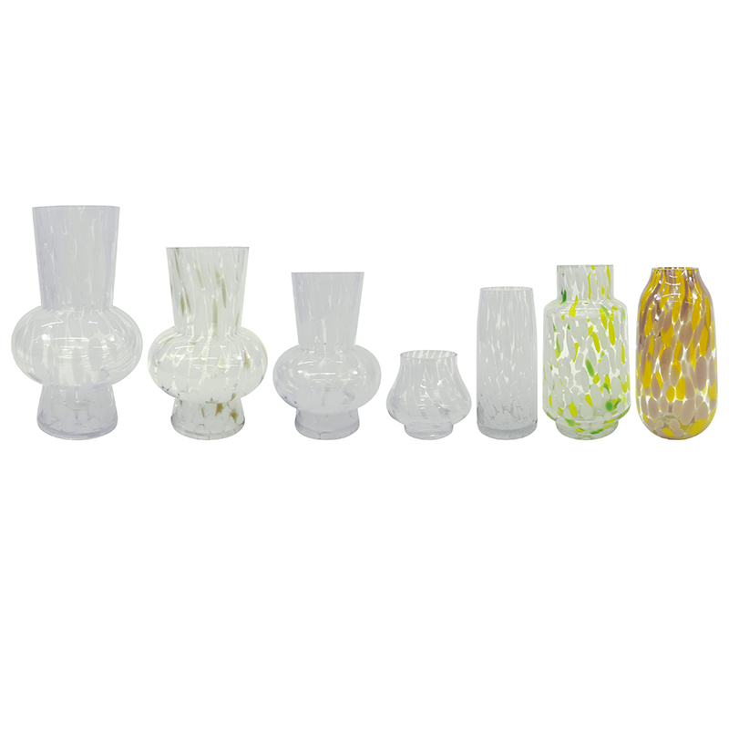 Glass Vase with Diffused Colorant YD-ND-482